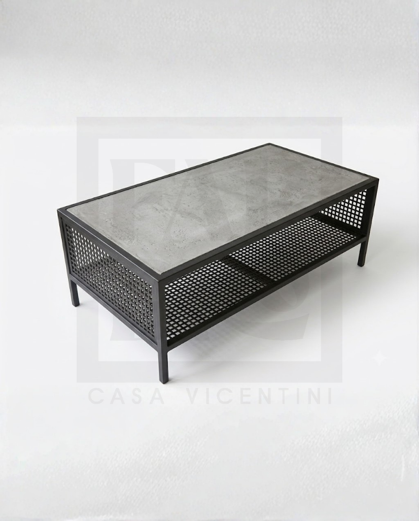 Mesa de centro ARM, pino y acero