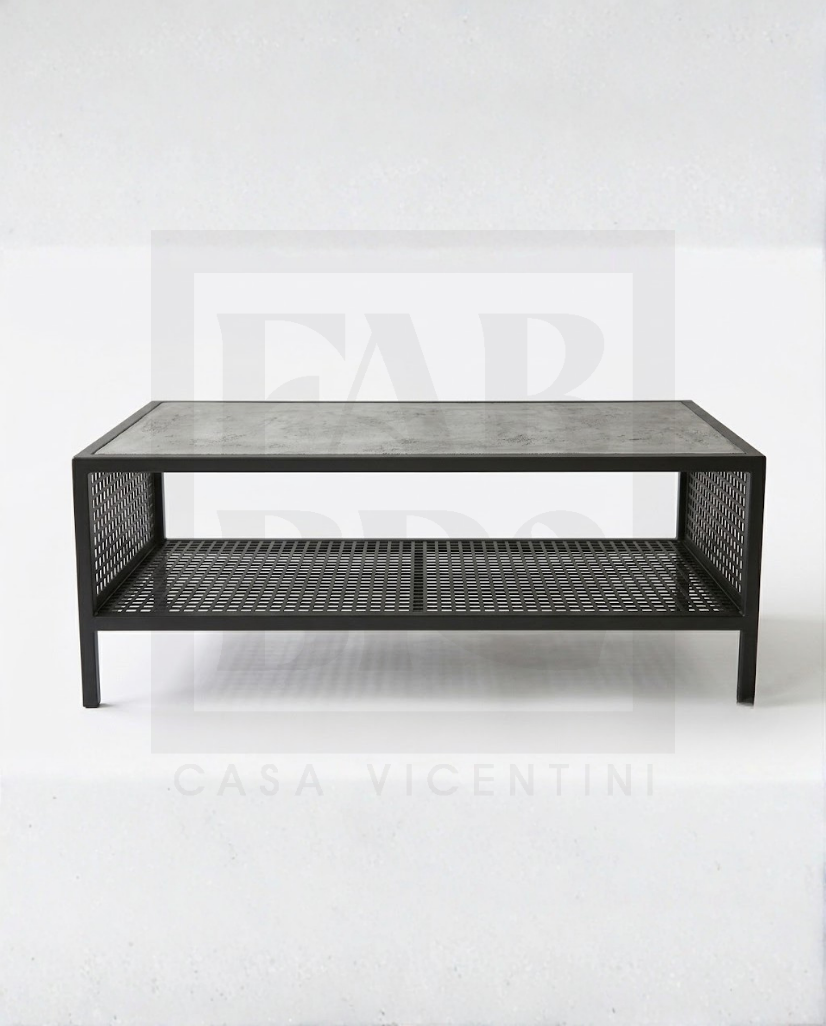 Mesa de centro ARM, pino y acero