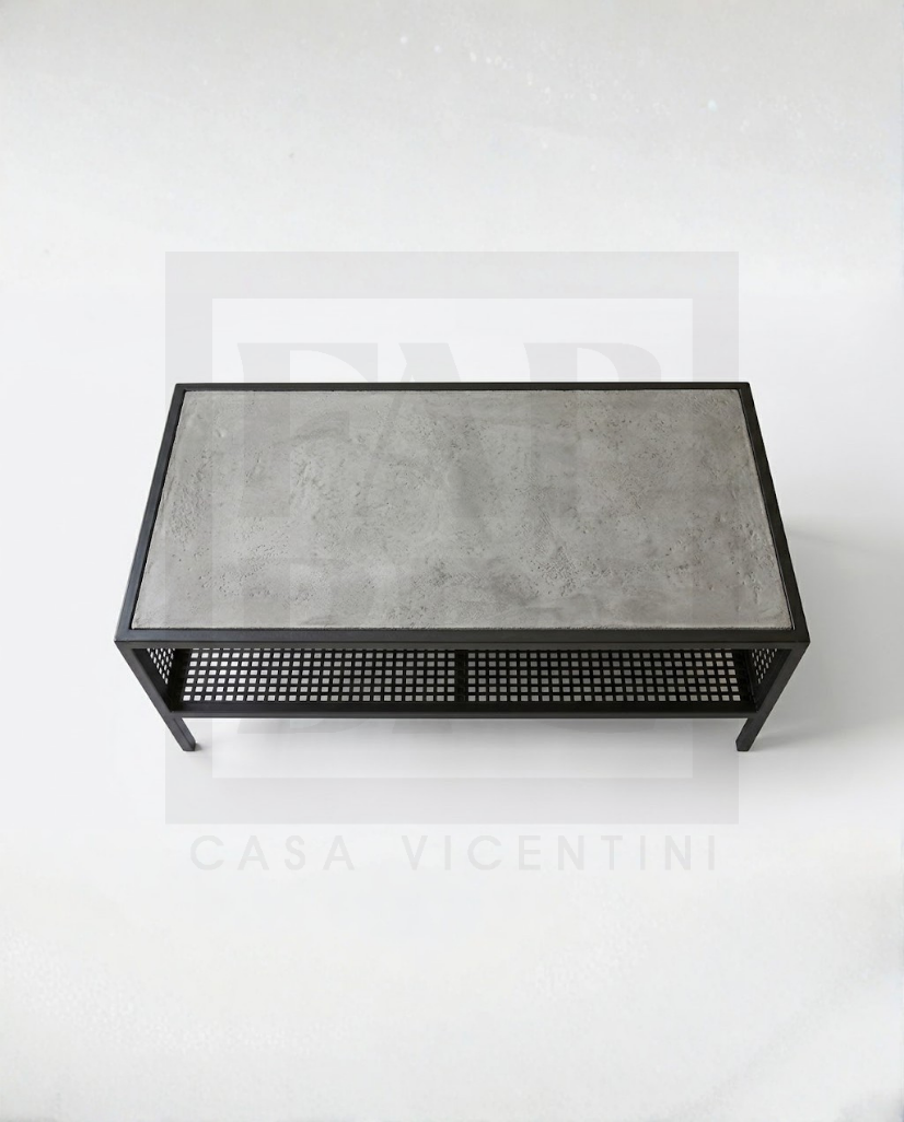 Mesa de centro ARM, pino y acero