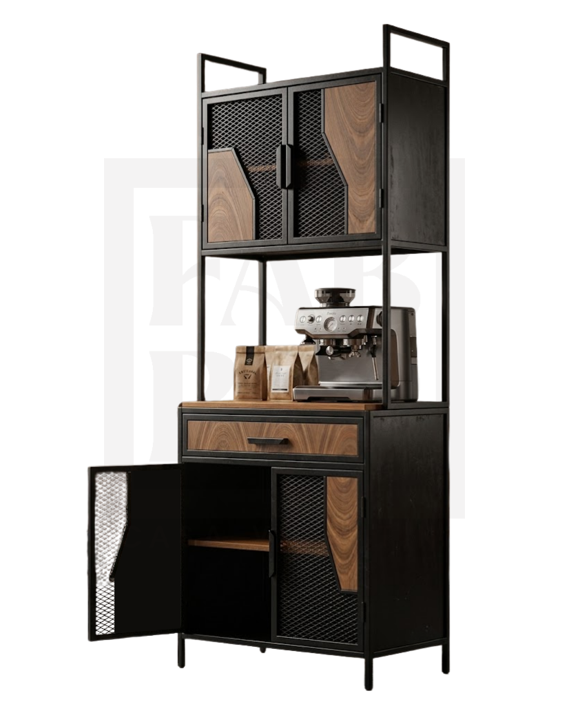 Coffee bar ESS, pino y acero