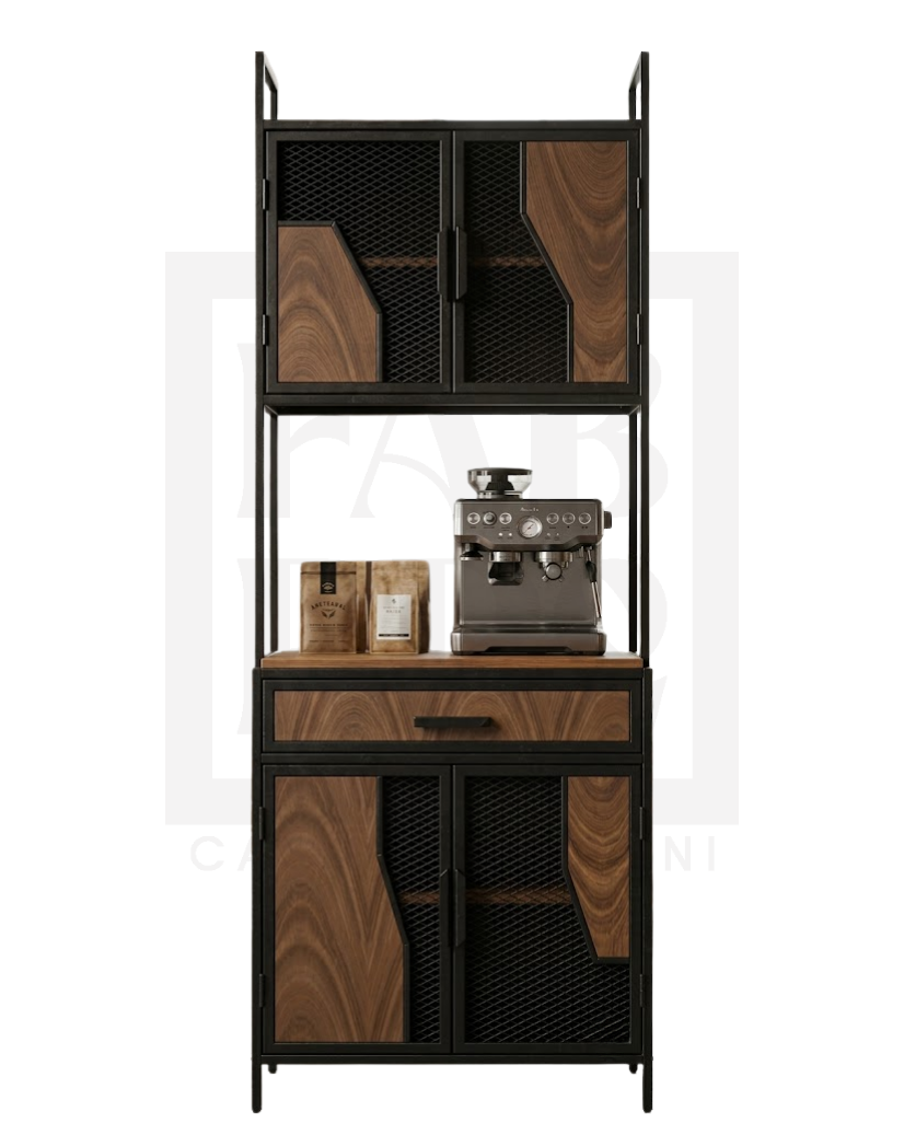 Coffee bar ESS, pino y acero