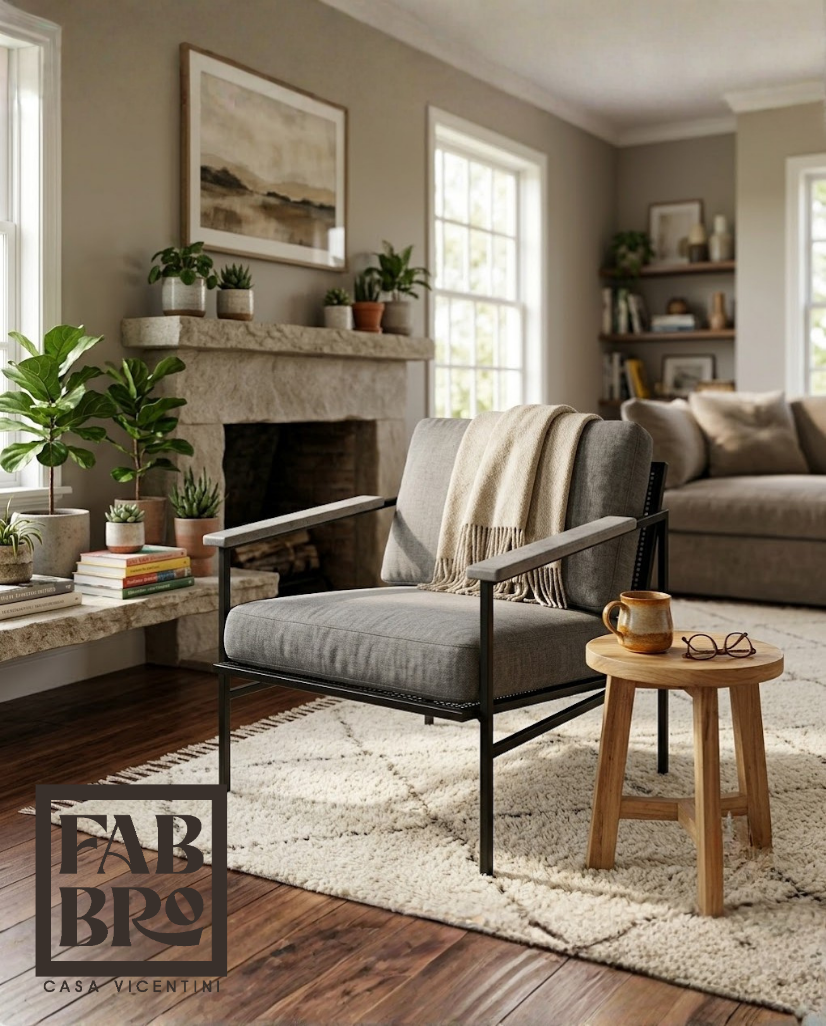 Sillon, pino y acero