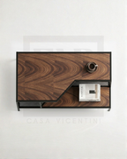 Mesa de centro ESS, pino y acero