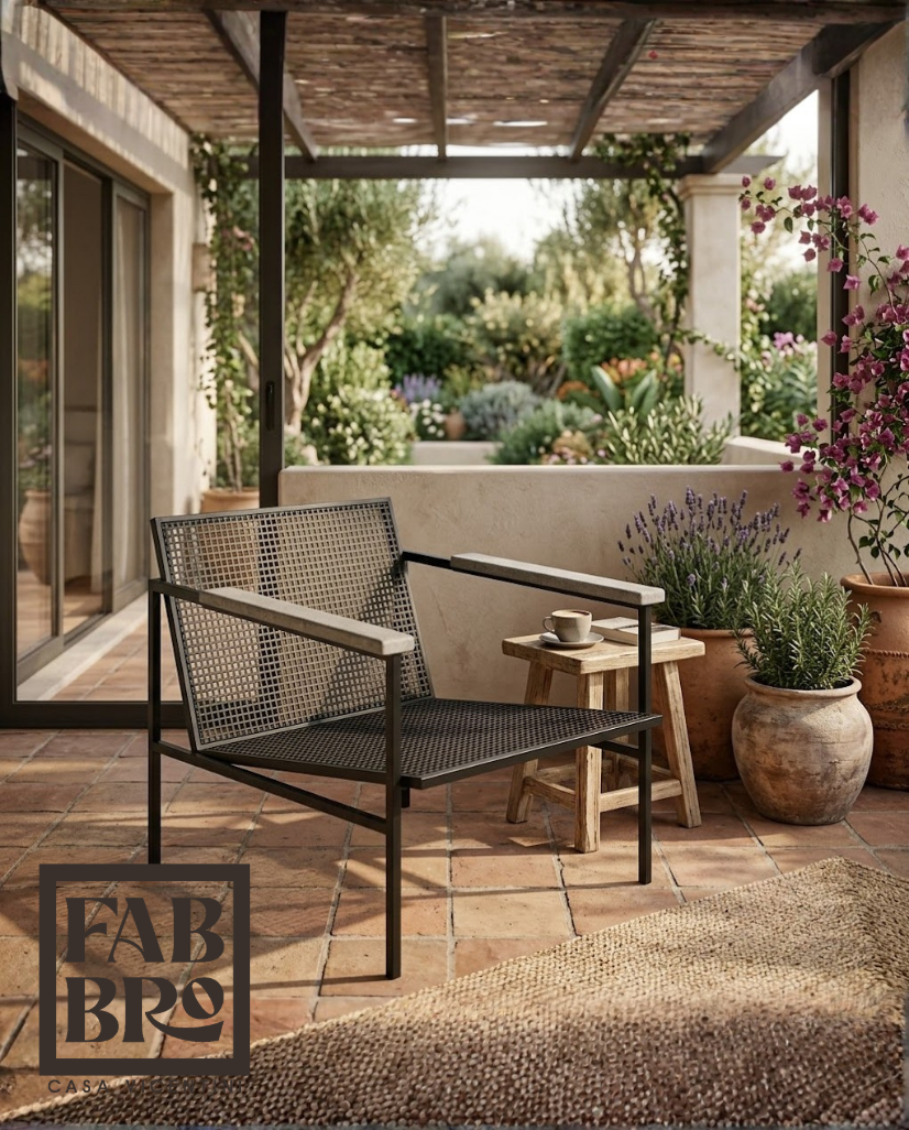 Sillon, pino y acero