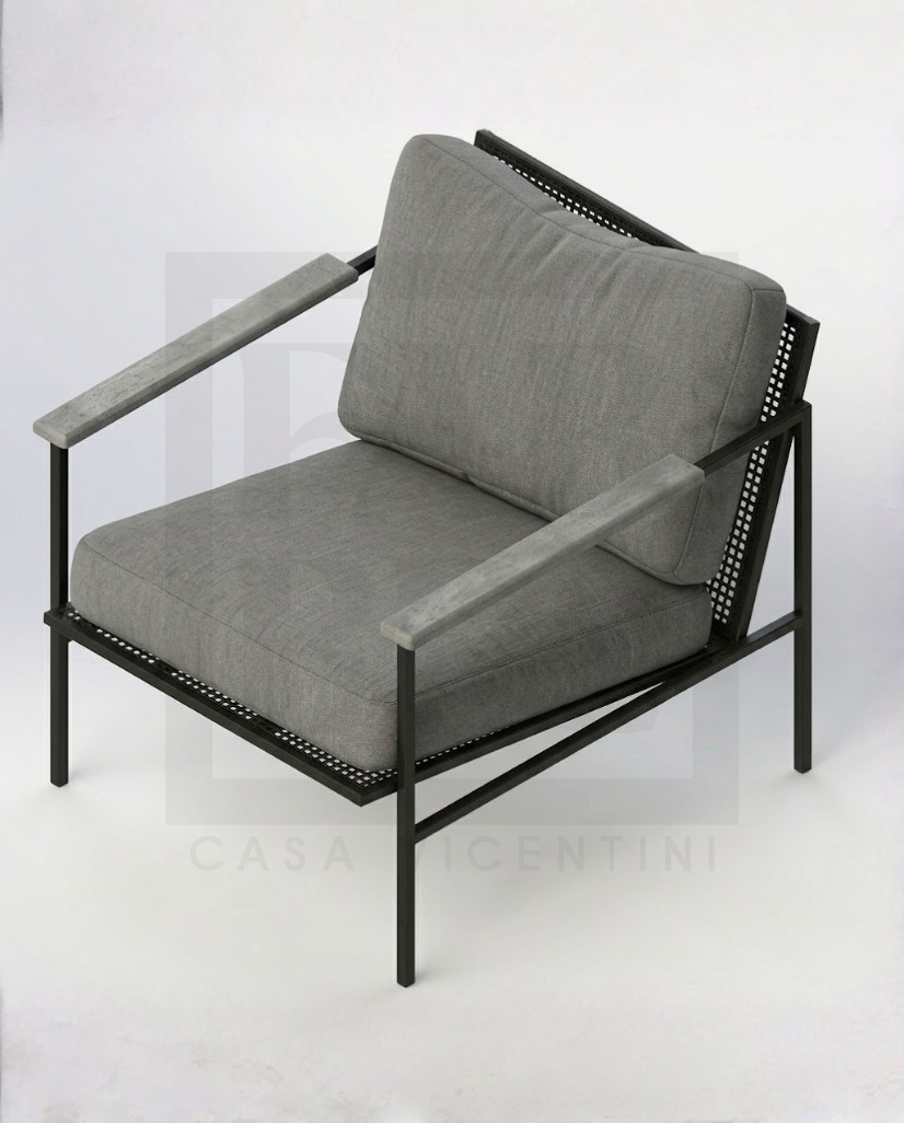 Sillon, pino y acero