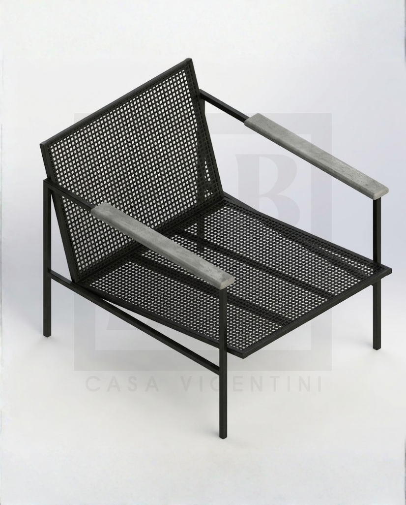 Sillon, pino y acero