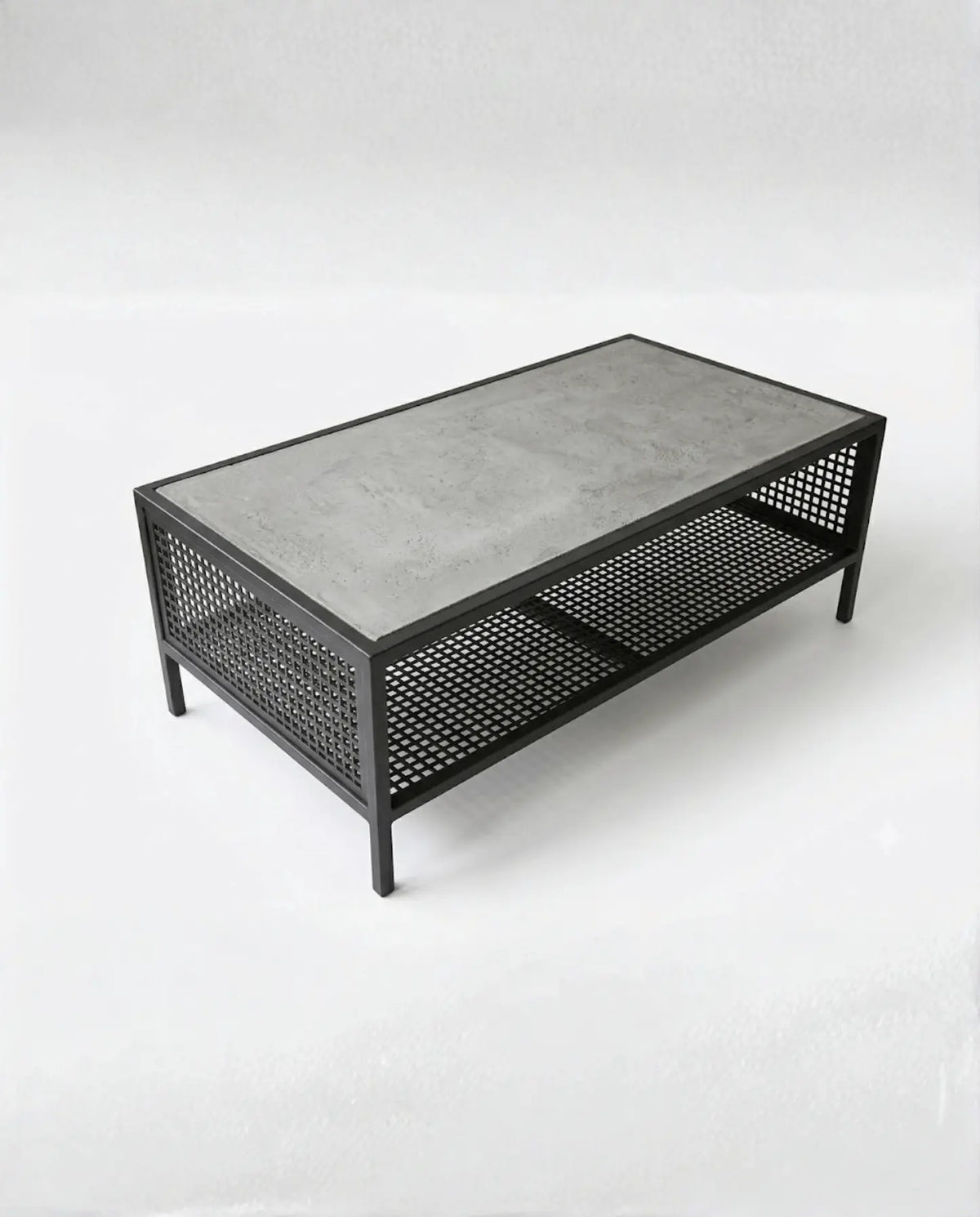 Mesa de centro ARM, madera y acero