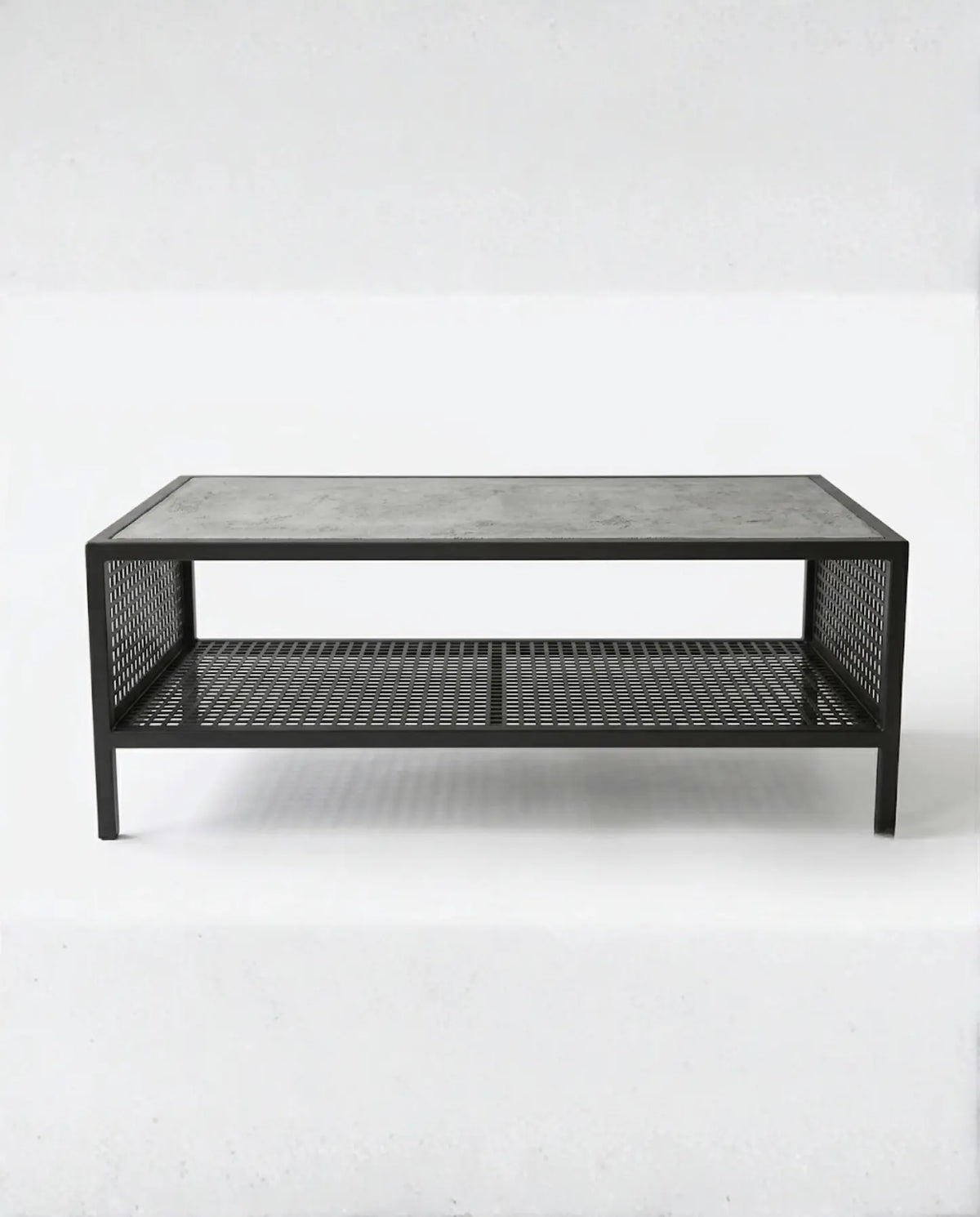 Mesa de centro ARM, madera y acero