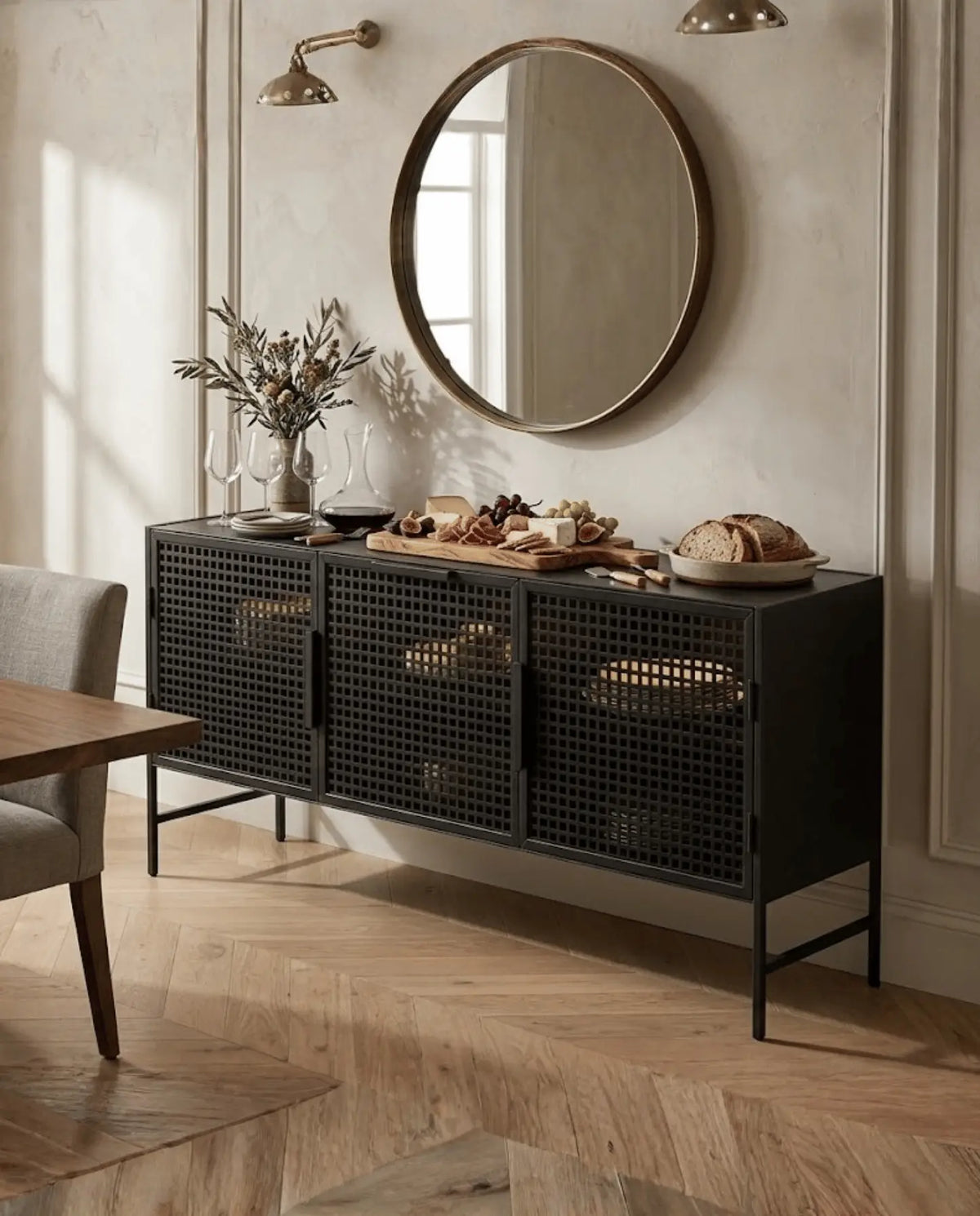 Buffet ARM, madera y acero