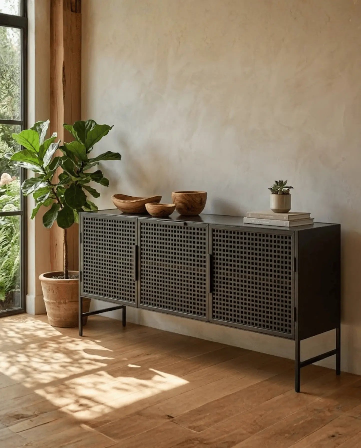 Buffet ARM, madera y acero